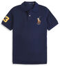 RRL RALPH LAUREN拉夫劳伦保罗Polo衫男翻领宽松短袖休闲商务衬衫男 宝蓝色  经典款 XL (165-180斤) 实拍图