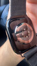 Apple/苹果 Watch Series 10 智能手表GPS款46毫米亮黑色铝金属表壳黑色运动型表带S/M MX263CH/B 实拍图