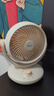 美的（Midea）【小型风扇】轻音台式桌面空气循环扇家用柔风电风扇宿舍办公迷你台扇落地扇空调伴侣 GAF18AD 实拍图
