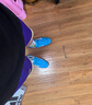 adidas T头鞋 VL COURT复古板鞋德训鞋男女阿迪达斯轻运动   蓝色/亮白/树脂黄(推荐女生选小半码)   35.5 实拍图