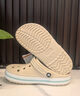 卡骆驰crocs洞洞鞋贝雅卡骆班轻便耐磨一脚蹬休闲鞋|205089 冬日白/彩色-1LI 43 (270mm) 实拍图