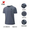 特步运动t恤短袖男夏装新款跑步速干衣薄款训练服半袖简约上衣polo衫 【跑步训练】海岩灰0174 M 170 实拍图