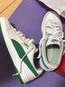 彪马（PUMA）经典复古透气小白鞋男女冬季休闲板鞋运动鞋COURT 371931 白-亚马逊绿-浅灰-06 37.5 实拍图