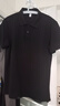 【阿玛尼制造商】抗菌短袖POLO衫男女270G重磅商务上衣通勤T恤 黑色 XL 实拍图