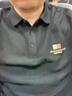 马克华菲【7A抗菌】翻领短袖Polo衫男装2025夏季新款潮流刺绣T恤 黑色 001 XL 180 实拍图