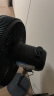 美的（Midea）【超级单品】七叶轻音立式电风扇家用柔风落地扇台式桌面小型风扇大风量节能摇头宿舍电扇 SAF30AB 实拍图