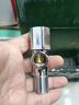 九牧（JOMOO）加厚铜合金单冷角阀三角阀国标4分陶瓷阀芯红蓝标识74072 实拍图