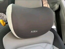 汽车头枕护颈枕车用靠枕座椅腰靠套装车内脖枕记忆棉护腰车载枕头 【双拼粉】回弹乳胶 舒享头枕+腰靠 实拍图