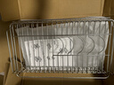 无印良品 MUJI 不锈钢 双层沥水篮 长方形水槽厨房沥水架 碗架 MC41CC1S 银色 约长38.5X宽23.3X高36cm 实拍图