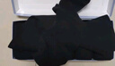 浪莎袜子男士长袜纯棉抑菌春夏透季气全棉小腿袜黑白色高筒商务男袜 实拍图