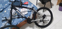 永久（FOREVER）自行车男女铝合金双碟刹山地车青少年成人越野竞技避震单车 21速24寸钢架-消光灰 实拍图