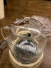 World Kitchen康宁养生壶 全玻璃恒温壶煮茶壶煮茶器1L 办公室热牛奶神器保温壶家用花茶壶烧水壶电热水壶煮水壶 【标准款】+全玻璃盖子 1L 实拍图