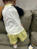 巴拉巴拉宝宝短袖套装男童夏装女童洋气两件套2025时尚清新萌208225119201 实拍图