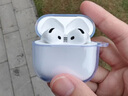 ESCASE适用Airpods4保护套苹果四代耳机保护套降噪版2024无线蓝牙耳机防摔防尘TPU透明裸机美感+挂绳 实拍图