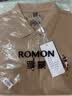 罗蒙（ROMON）T恤男士短袖纯棉POLO衫商务休闲速干冰丝弹力透气服男装HS1卡其M 实拍图