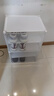 蔻丝（ColesHome）鞋柜家用门口进门一体靠墙极窄小鞋架子简易多层宿舍租房门外走廊 【精选 餸雨伞挂钩】1列4层-白色 实拍图