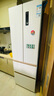 美菱（MeiLing）小确杏401升法式冰箱小户型家用底部散热60cm超薄窄门嵌入式一级风冷无霜国家补贴BCD-401WFP9CZX 实拍图