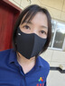 蕉下（beneunder）防晒口罩女防晒面罩防紫外线高颜值薄款脸基尼漫暮黑 实拍图