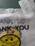 登比塑料袋加厚背心袋大号笑脸超市购物食品袋方便打包袋40*60cm100只 实拍图