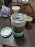 言艺泡茶杯水杯办公杯花茶杯茶水分离杯父亲节礼物沐川V4随行杯渐变蓝 实拍图