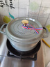 珐宝（staub）法国进口珐琅铸铁锅双耳煲汤锅烹饪锅具尤加利绿色22cm 1025321 实拍图