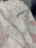 LOVO罗莱生活 100%纯棉四件套全棉超柔套件 床上用品单双人床单被套 【100%全棉+不易褪色】摇曳花影 1.8米 床单款 （被套220*240cm） 实拍图