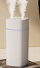 Hulker 【10W+销量加湿器】加湿器 卧室迷你家用办公室桌面车载低噪上加水小型usb空气加湿器 【白色】升级双喷/澎湃出雾/600ml大容量 实拍图