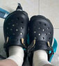 crocs卡骆驰洞洞鞋贝雅男鞋女鞋轻便耐磨一脚蹬拖鞋休闲鞋|10126 黑色-001 36 /37(220mm) 实拍图