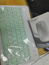【京东物流】蓝牙无线键盘适用苹果iPad可充电华为MatePad联想pro安卓手机iOS外接键盘M6静音打字 蓝牙键盘+充电款鼠标+充电线【清新绿】 实拍图
