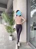 维多利亚旅行者（VICTORIATOURIST）瑜伽服女夏季跑步运动套装普拉提健身服美背含胸垫两件套 实拍图