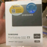 三星（SAMSUNG） 2TB Type-c USB 3.2 移动固态硬盘（PSSD） T7 灰色 NVMe传输速度1050MB/s 手机直连笔记本外接 实拍图