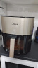美的（Midea）小炎烤空气炸锅上下双热源 可视不用翻面 家用智能触控 6L长辈送礼实用大容量 烤箱一体机KZC6054 实拍图