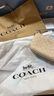 蔻驰（COACH）【情人节礼物】奢侈品女包多用腋下包手拿Nolita19麻将包送女友礼 CW426IMXDM卡其白 实拍图