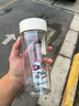 希乐Tritan塑料杯大容量运动水杯男女学生儿童随手杯花茶杯带茶隔杯子 实拍图