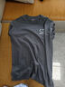回力短袖男夏季t恤男纯棉透气打底衫圆领吸汗上衣潮流休闲男装灰色L 实拍图