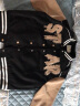 库恩玛维美式复古棒球服外套女2022新款早秋黑色立领撞色夹克上衣K63155 黑色 M 晒单实拍图