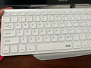 B.O.W HW098A 有线键盘轻音超薄便携 USB办公游戏小键盘 巧克力按键外接键盘鼠标套装无线 2.4G无线键鼠套装-白色【电池版】 实拍图