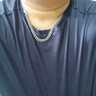 蔓笙古巴钛钢项链男潮嘻哈高级感男士锁骨链个性简约时尚学生送男友 实拍图