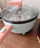 美的（Midea）电炒锅 电火锅 电蒸锅 电煮锅宿舍泡面家用多用途多功能 不沾炒菜锅3.2L电热锅 HCG2571 配蒸架 实拍图