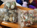 朴彩（PUCAI）南京雨花石原石天然石子鱼缸石头花盆彩色石子玛瑙鹅卵石 海洋玉髓1.5-2厘米1斤约60颗 实拍图