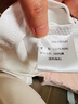 雪中飞白色短袖t恤女2025新款夏季纯棉宽松半袖女士简约休闲超好看上衣 白色|8162--22855F (男款) L 实拍图