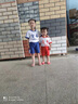 G.DUCKKIDS小黄鸭儿童套装清华北大男女童短袖两件套幼儿园园服毕业照服 蓝北大 90 尺码1~2岁【 80-90cm】 实拍图