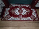 双喜临门 欧式进门玄关地垫入户门垫家用卧室防滑垫加厚可机洗手洗脚垫 900红色  80cm*120cm默认长方形 实拍图