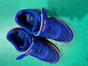 卡尔美（KELME）儿童足球鞋魔术贴免系带碎钉TF透气学生球鞋6873003 宝蓝 35 实拍图