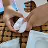 REMAX睿量【万人口碑推荐】蓝牙耳机棉花糖半入耳迷你真无线隐形运动游戏音乐降噪华为苹果通用 白 实拍图