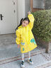 牧萌 儿童雨衣男女童带书包位宝宝幼儿园小学生雨鞋套装防水卡通雨披 活力黄恐龙 L码（建议身高105-115cm） 实拍图