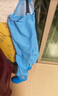 麓格立 儿童下水裤 户外赶海涉水裤带口袋背带防水连体雨鞋玩水服涉水裤 蓝色36【内长22.5cm】 实拍图