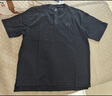 安德玛（UNDERARMOUR）春夏Waffle Henley男子华夫格运动休闲短袖T恤6007562黑色001 L 实拍图