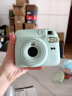 富士（FUJIFILM）instax mini12 miniSE 3寸相纸一次成像相机Mini12/se立拍立得一次成像相机 礼物旅游拍立得相机 mini12 薄荷绿 官方标配 实拍图