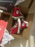 匡威（Converse）官方 1970S男女三星标高帮帆布鞋搪瓷红红色164944C 164944C 35 实拍图